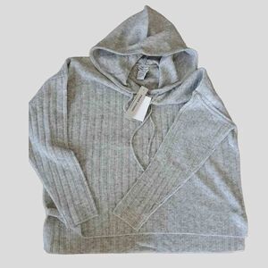 Sweater Hoodie Sweatshirt  Gray Relaxed Fit Pullover| Sweet romeo